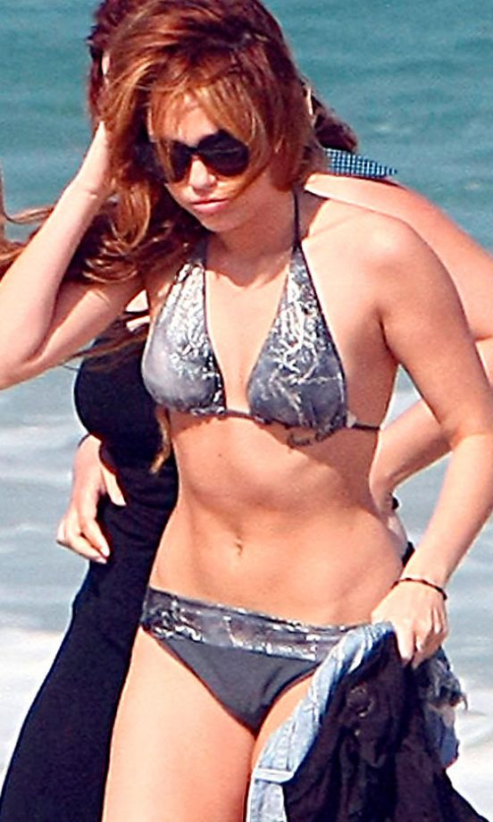 Miley Cyrus In A Bikini On Holiday In Brazil, 2011