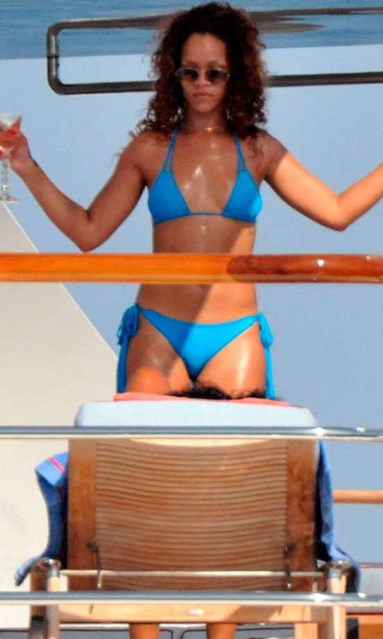Rihanna In A Bikini On Holiday In St Tropez, 2011