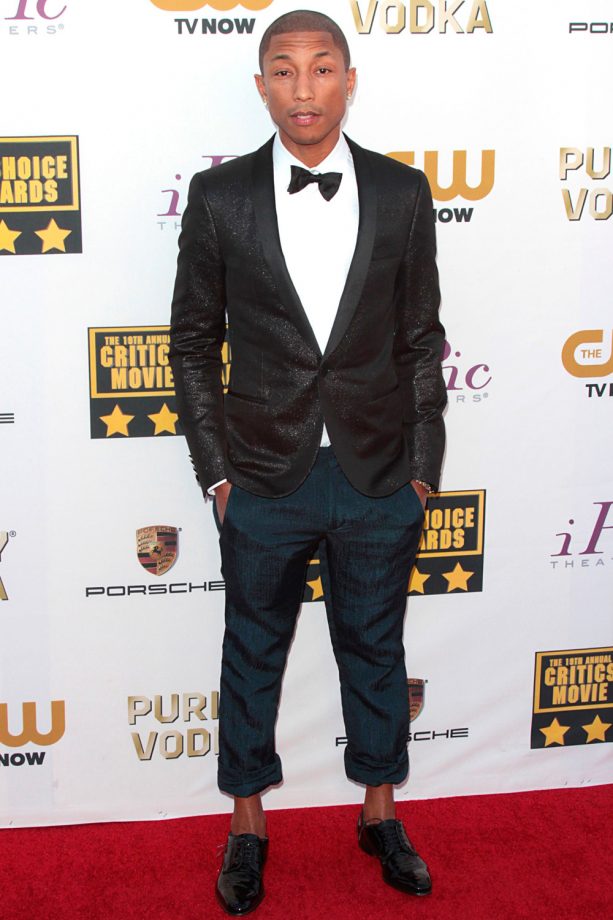 Pharrell Williams At The Critics' Choice Awards In LA, 2014