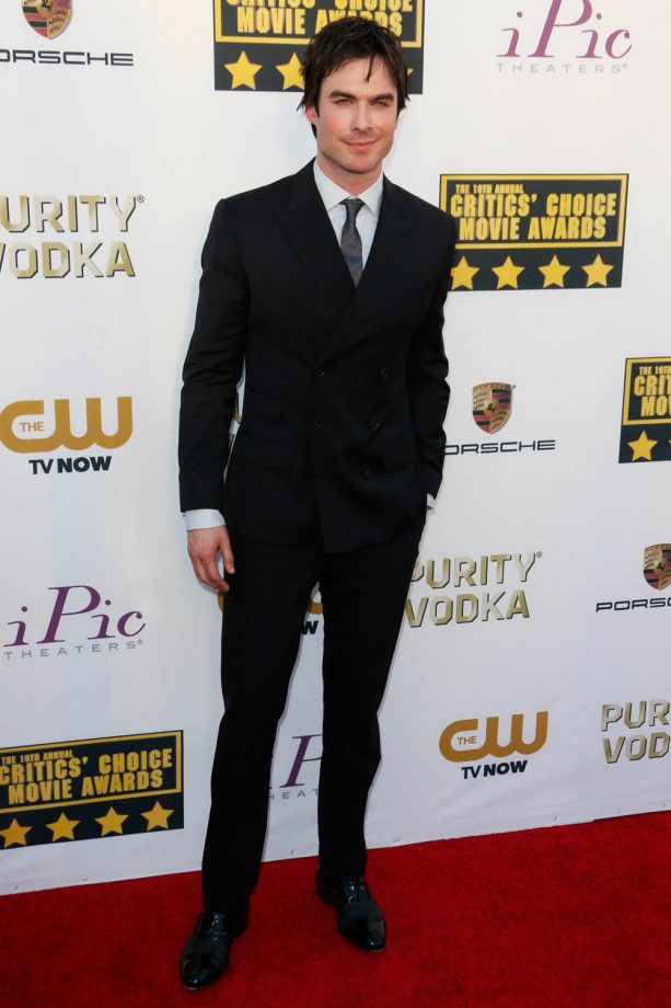 Ian Somerhalder At The Critics' Choice Awards In LA, 2014