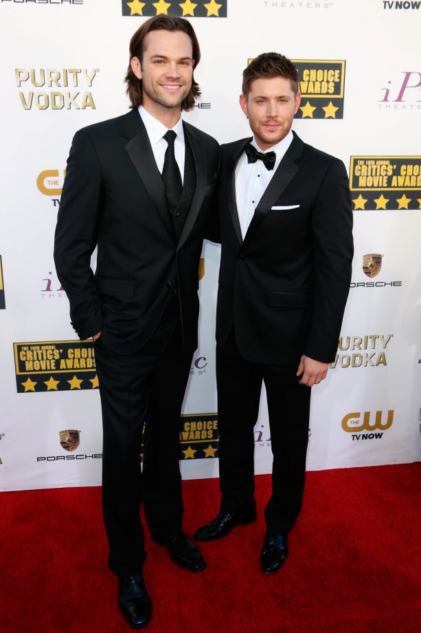 Jared Padalecki And Jensen Ackles At The Critics' Choice Awards In LA, 2014