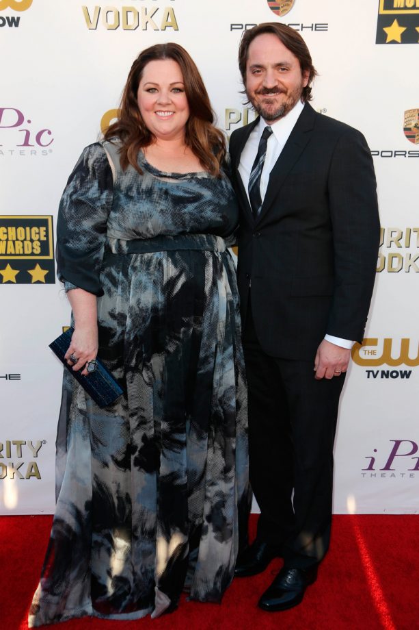 Melissa McCarthy And Ben Falcone At The Critics' Choice Awards In LA, 2014