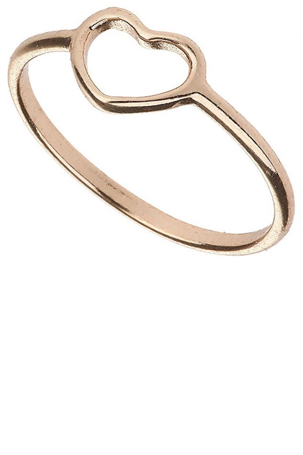 Topshop Heart Midi Ring, £4.50