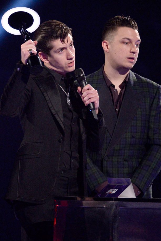 Alex Turner At The Brit Awards In London, 2014