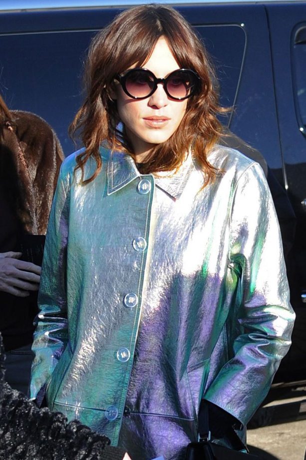 Alexa Chung At New York Fashion Week AW14