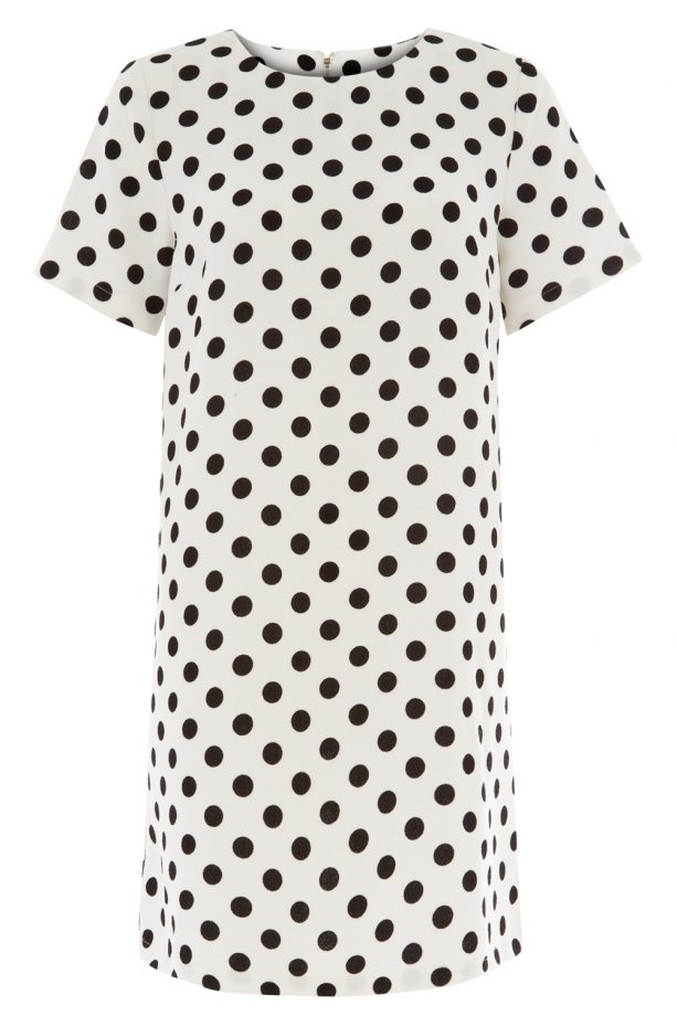 New Look SS14: Monochrome Spotted Shift Dress, £22.99