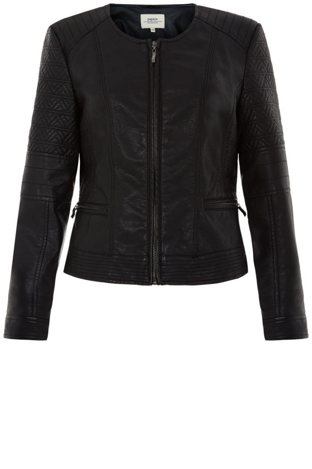 Matalan SS14 Black Biker Style Jacket, £30