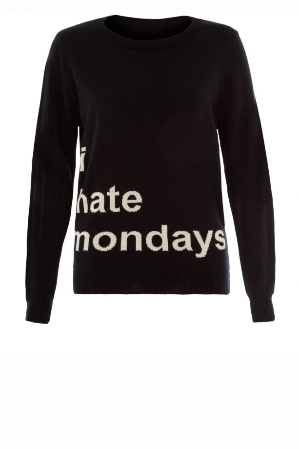 New Look SS14: Black 'I Hate Mondays' Jumper, £19.99