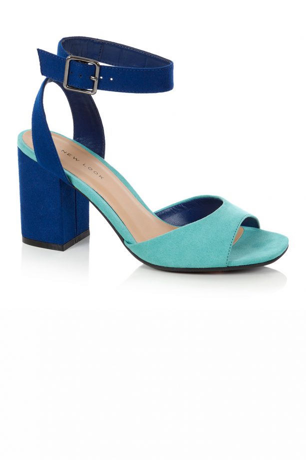 New Look SS14: Blue And Mint Block Heels, £19.99