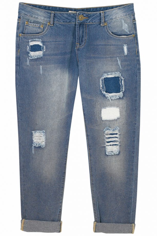 BANK Fashion Patchwork Jeans, £35