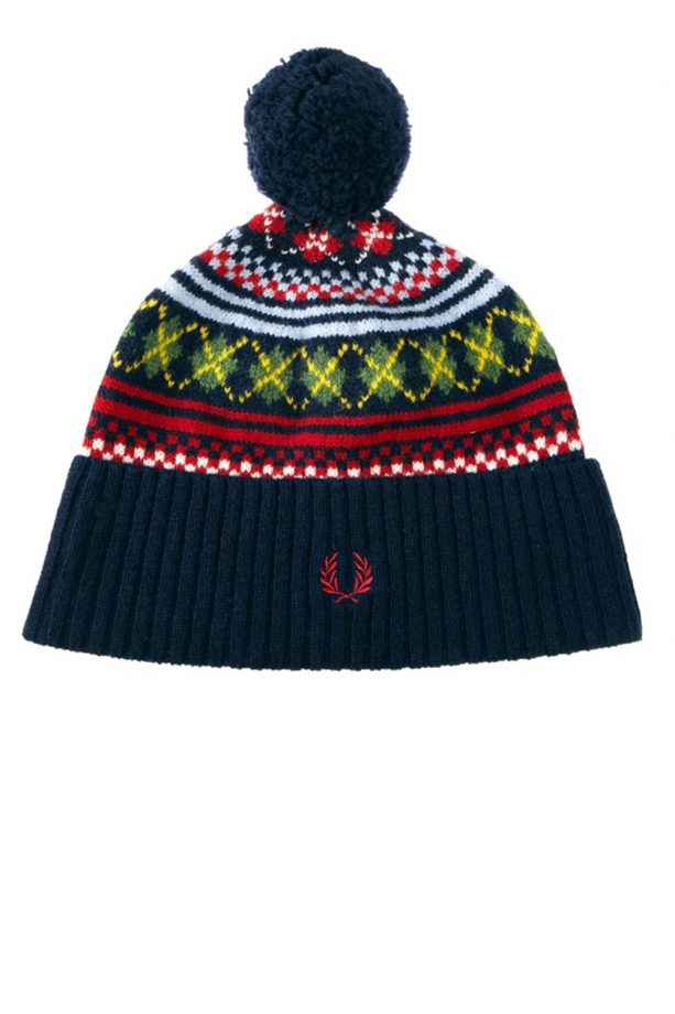Fred Perry Fairisle Beanie Hat, £40
