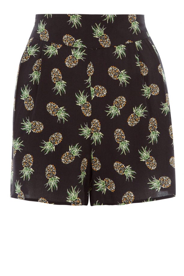 New Look SS14: High-Waisted Pineapple Shorts, £14.99