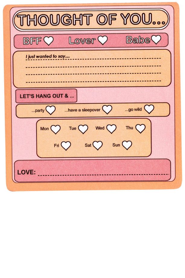 H&M Valentines Notepad, £1.99