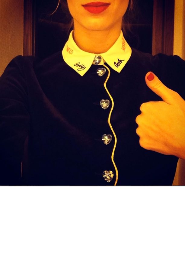 Harley Viera Newton With A Fun Henry Holland Collar