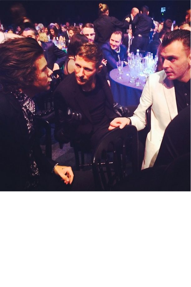 Harry Styles Talks Shop With The Hurts