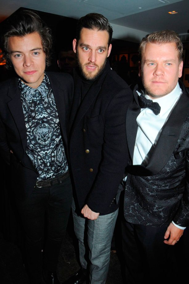 Harry Styles And James Corden At The Brits After Parties 2014