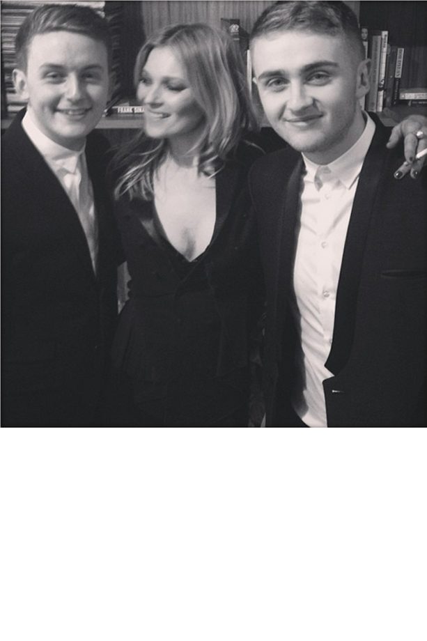 Kate Moss Looks Besotted With The Disclosure Boys