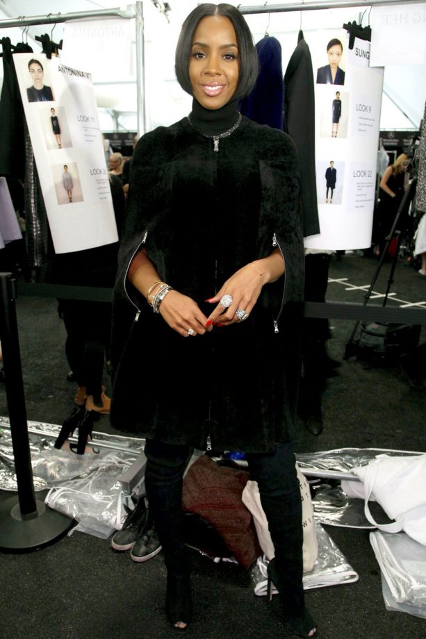 Kelly Rowland At New York Fashion Week AW14