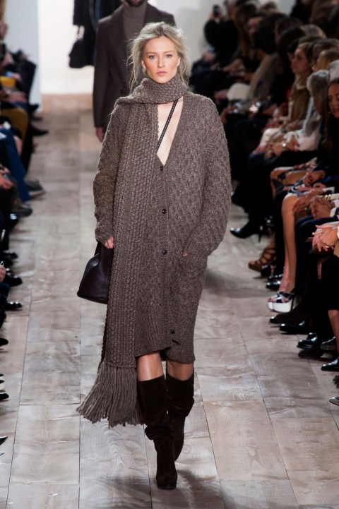 Oversized Knitwear At Michael Kors AW14