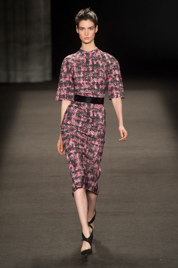 Monique Lhuillier Autumn/Winter 2014 Show At New York Fashion Week