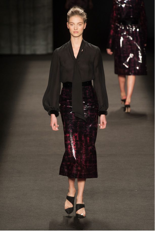 Monique Lhuillier Autumn/Winter 2014 Show At New York Fashion Week