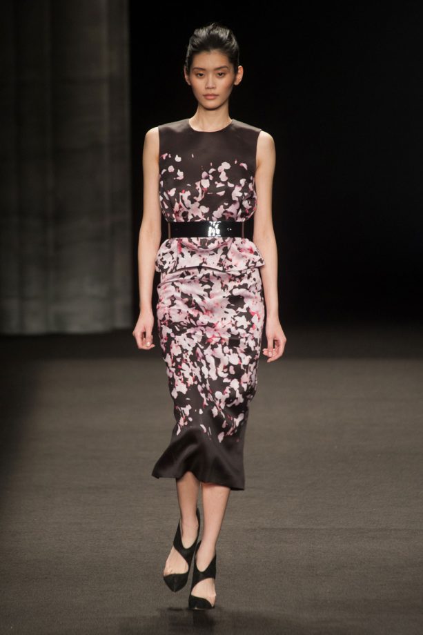 Monique Lhuillier Autumn/Winter 2014 Show At New York Fashion Week