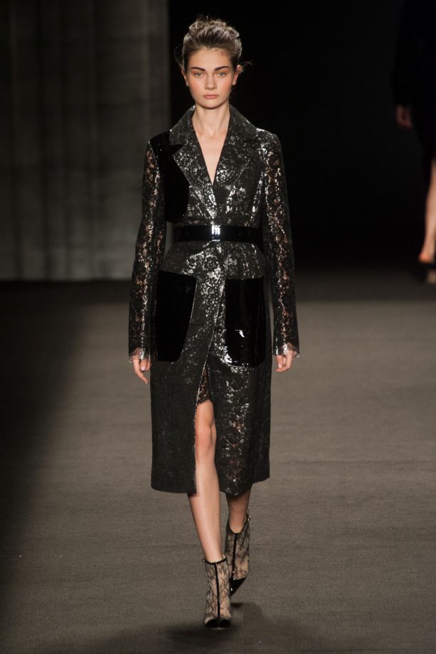 Monique Lhuillier Autumn/Winter 2014 Show At New York Fashion Week