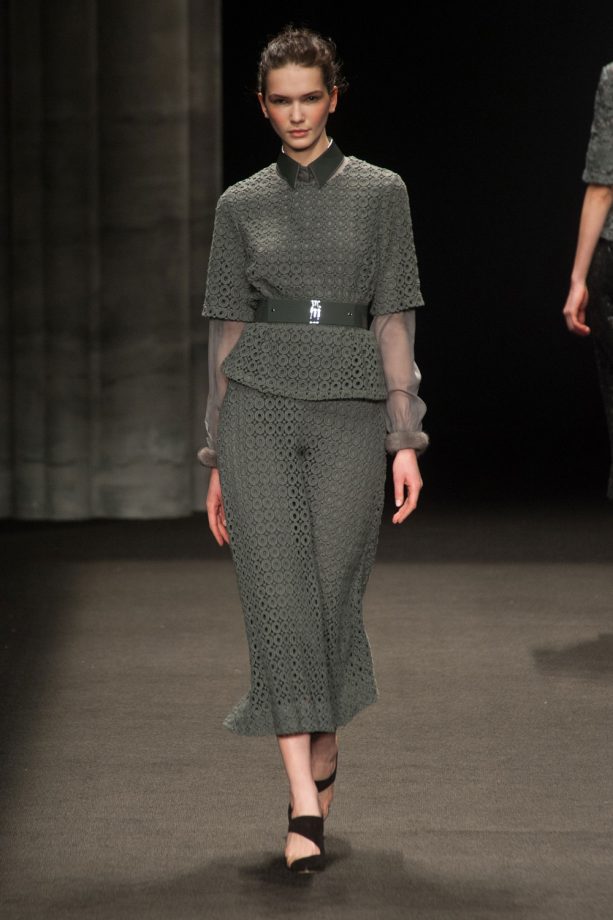 Monique Lhuillier Autumn/Winter 2014 Show At New York Fashion Week