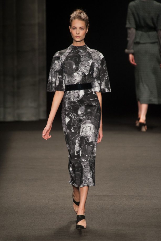 Monique Lhuillier Autumn/Winter 2014 Show At New York Fashion Week