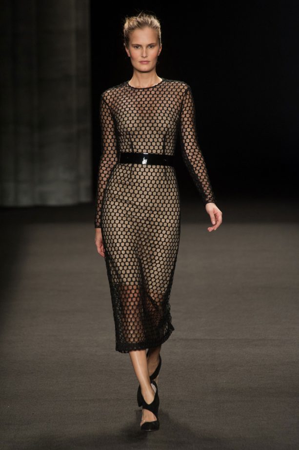 Monique Lhuillier Autumn/Winter 2014 Show At New York Fashion Week