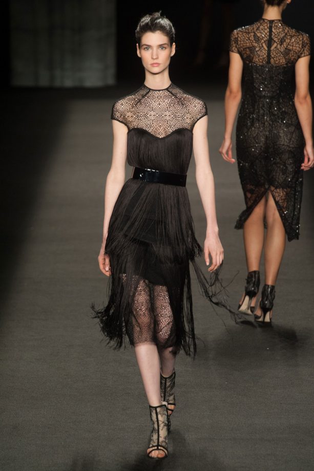 Monique Lhuillier Autumn/Winter 2014 Show At New York Fashion Week