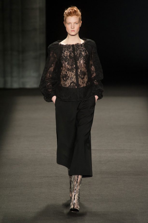 Monique Lhuillier Autumn/Winter 2014 Show At New York Fashion Week