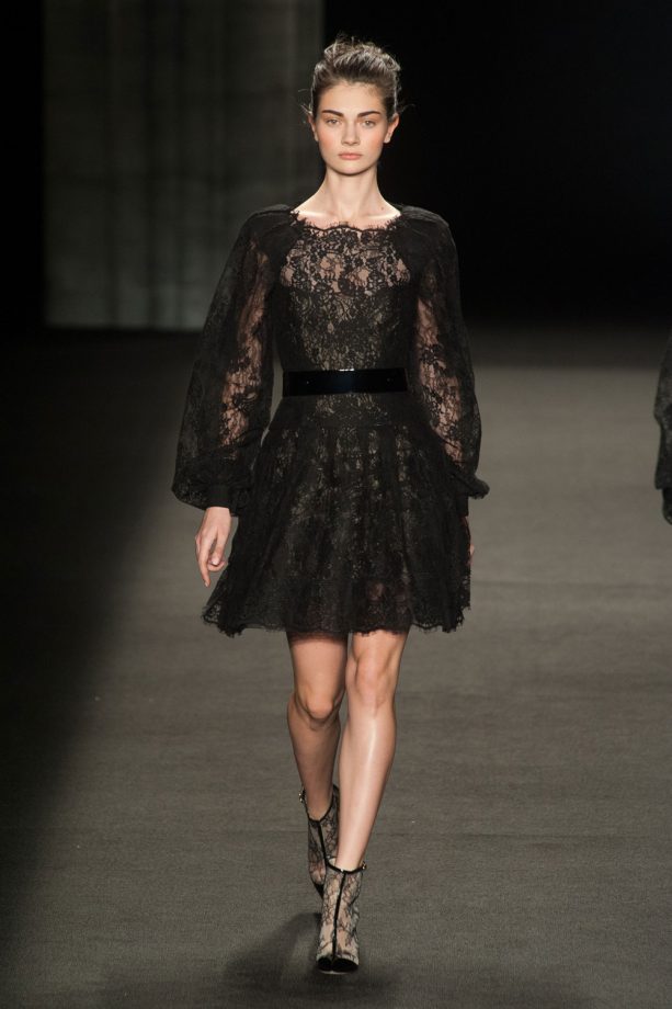 Monique Lhuillier Autumn/Winter 2014 Show At New York Fashion Week