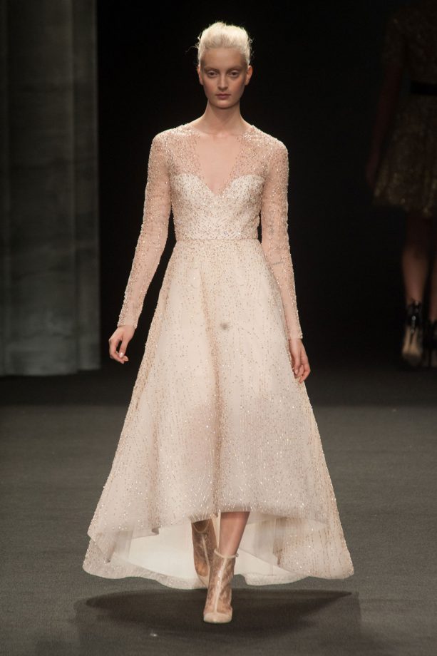 Monique Lhuillier Autumn/Winter 2014 Show At New York Fashion Week