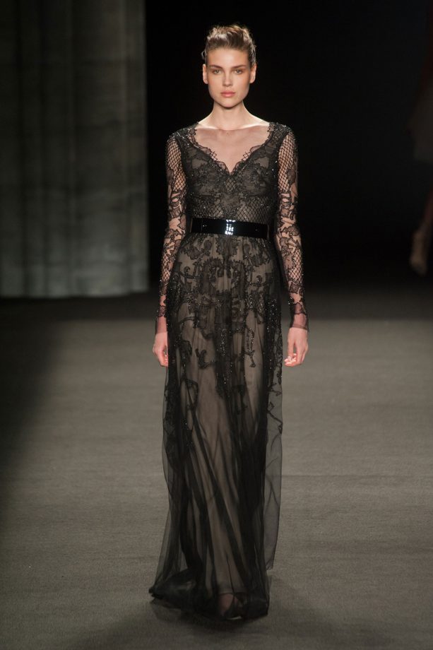Monique Lhuillier Autumn/Winter 2014 Show At New York Fashion Week