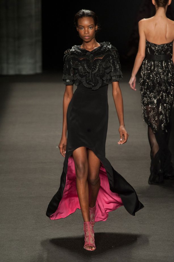 Monique Lhuillier Autumn/Winter 2014 Show At New York Fashion Week