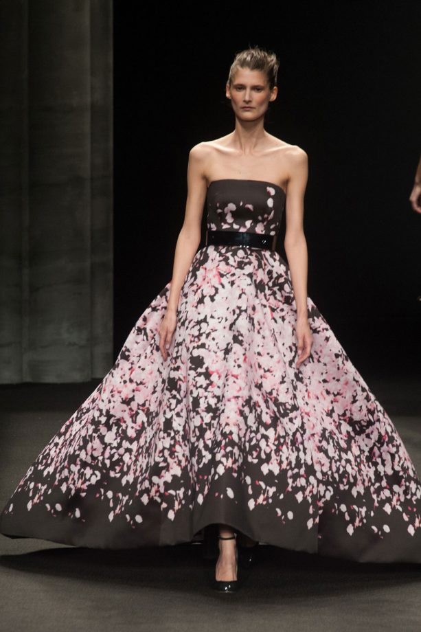 Monique Lhuillier Autumn/Winter 2014 Show At New York Fashion Week