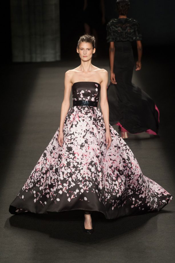 Monique Lhuillier Autumn/Winter 2014 Show At New York Fashion Week