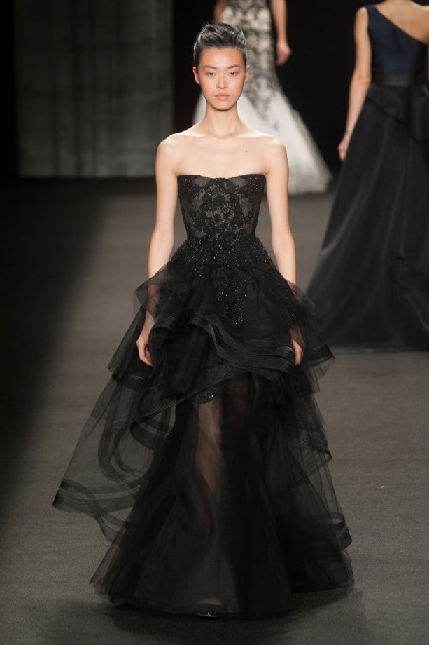 Monique Lhuillier Autumn/Winter 2014 Show At New York Fashion Week