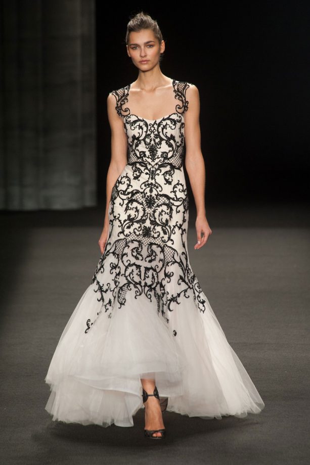 Monique Lhuillier Autumn/Winter 2014 Show At New York Fashion Week