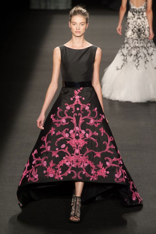 Monique Lhuillier Autumn/Winter 2014 Show At New York Fashion Week