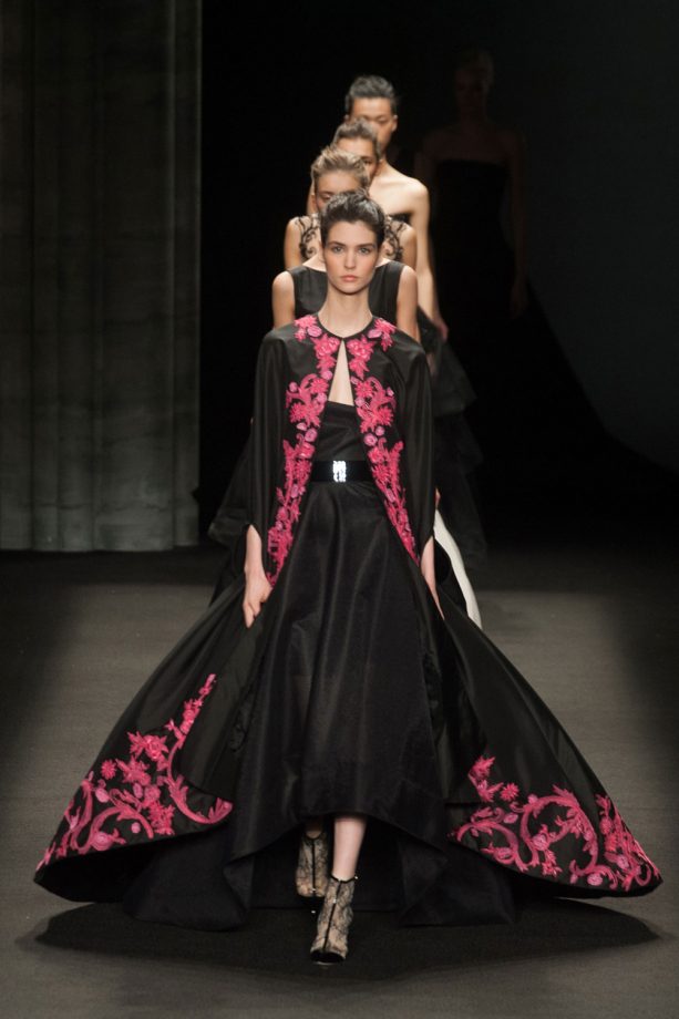 Monique Lhuillier Autumn/Winter 2014 Show At New York Fashion Week
