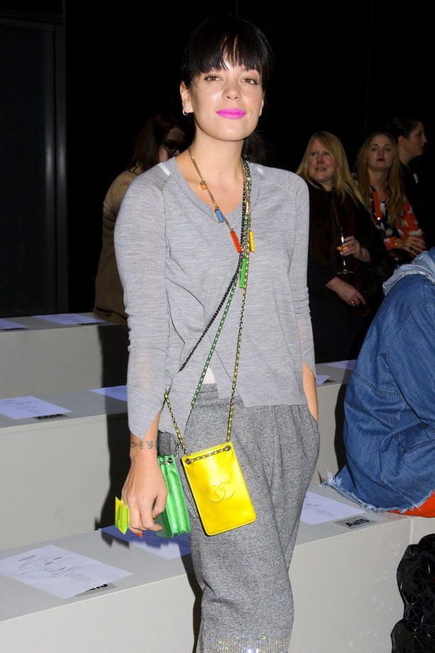Lily Allen At The Asish Show, London Fashion Week