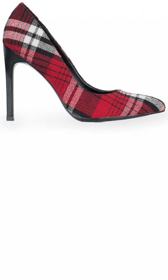 Mango Tartan Stilettos, £44.99