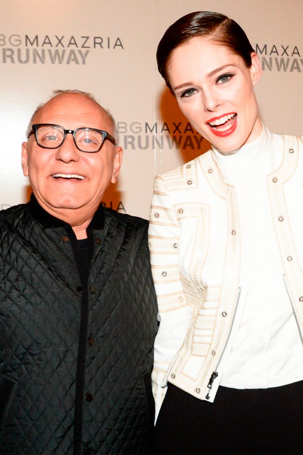 Max Azria And Coco Rocha At New York Fashion Week AW14