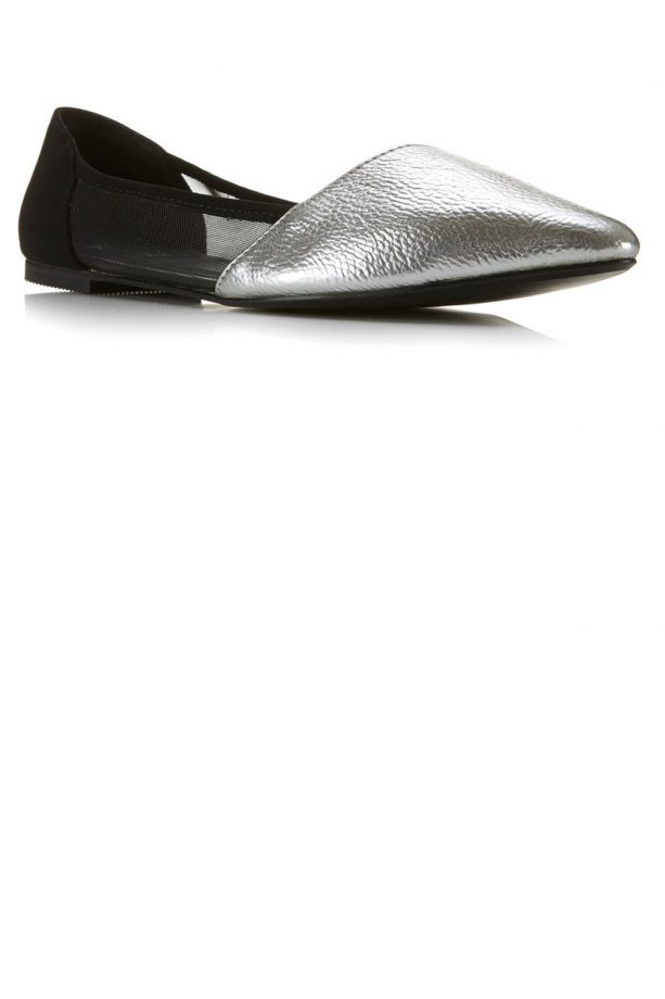 Miss Selfridge Ren Mesh Flat Point, £22