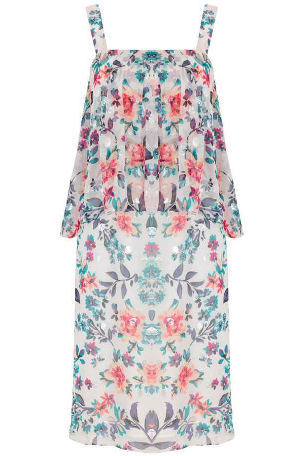 Monsoon Victoria Floral Print Dress, £109