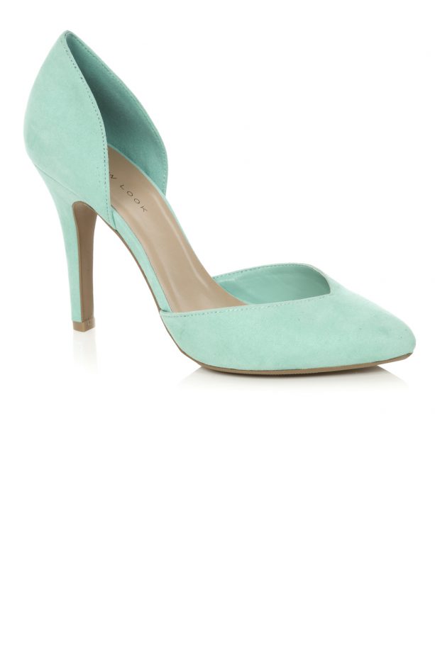 New Look Mint Pointed Court Shoes, £17.99