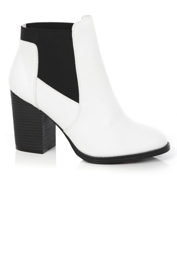 New Look Edgar White Heeled Boot, £24.99