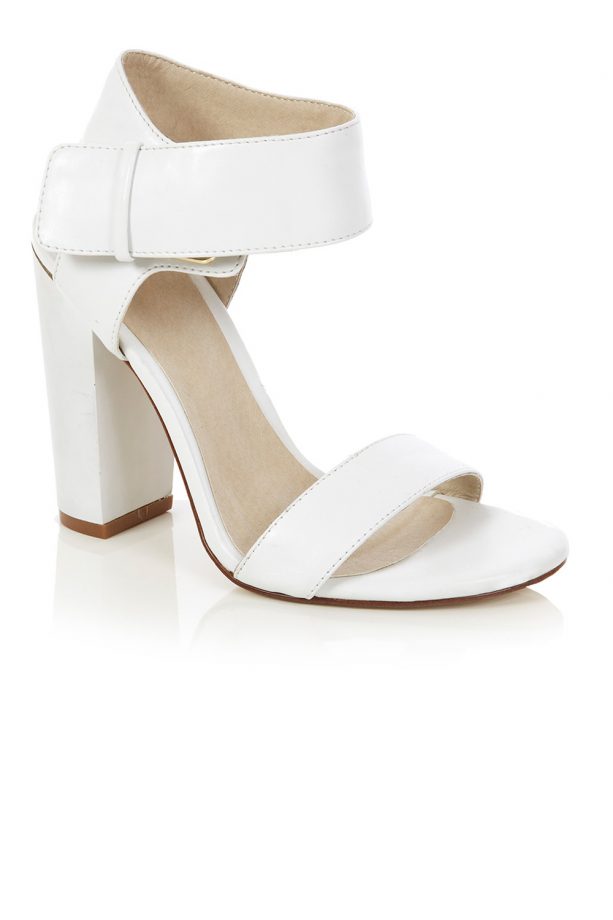 New Look White Block Heels, £29.99